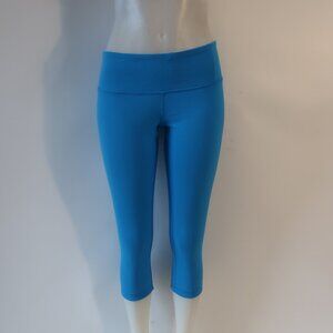 Womens Lululemon Blue Activewear Athletic Capri Pants 10